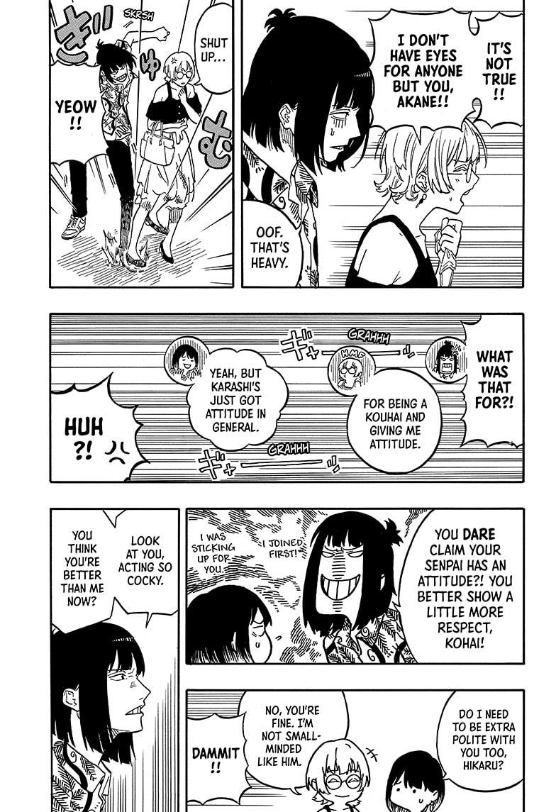 Akane-banashi manga, chapter 119, page 15 of 19