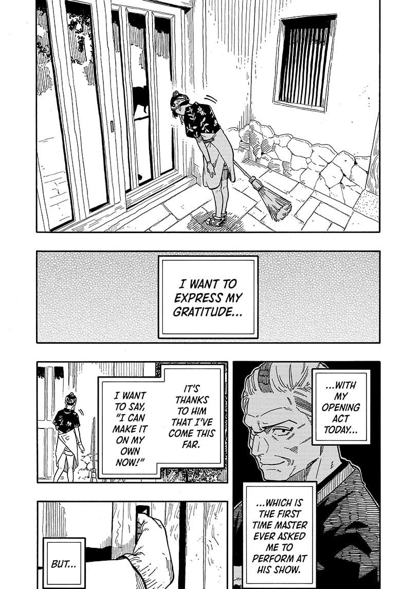 Akane-banashi manga, chapter 120, page 3 of 19