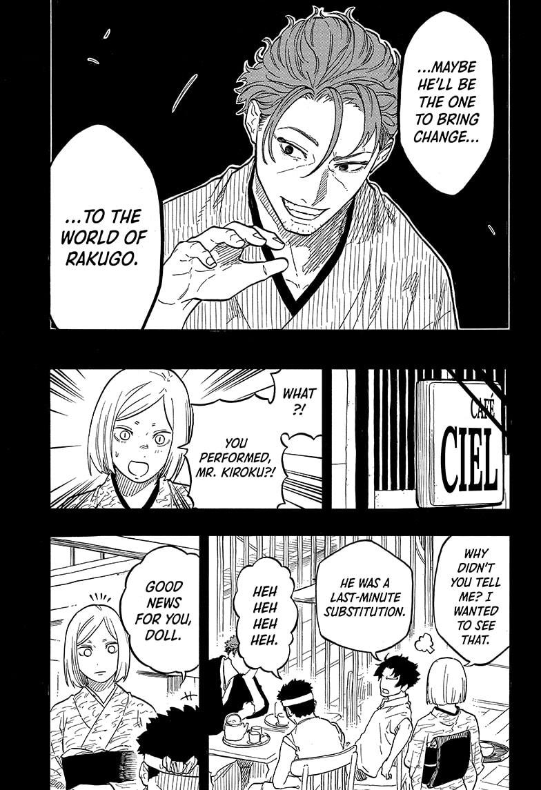 Akane Banashi Chapter 136 page 13 - Chapter 136