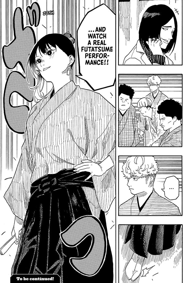 Akane-banashi manga, chapter 145, page 19 of 19
