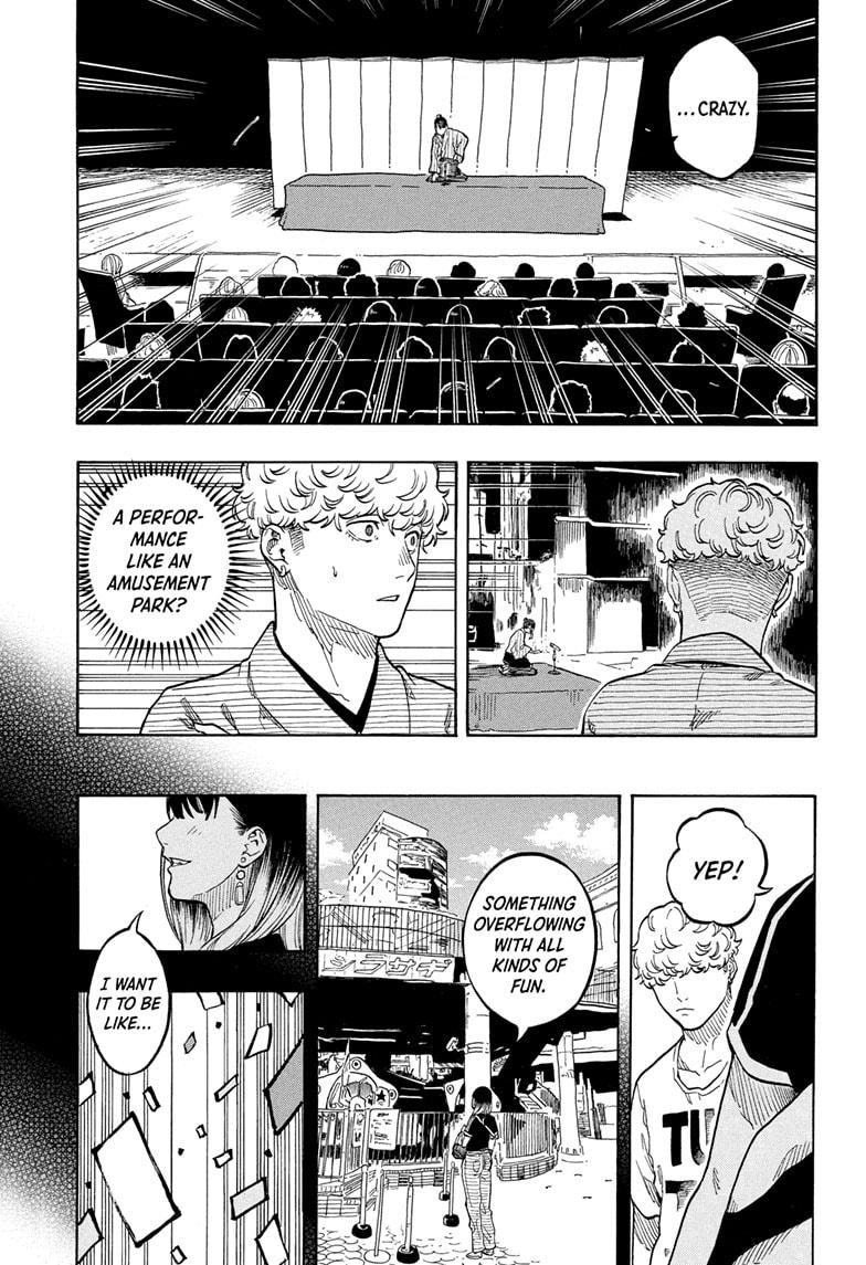 Akane-banashi manga, chapter 161, page 13 of 19