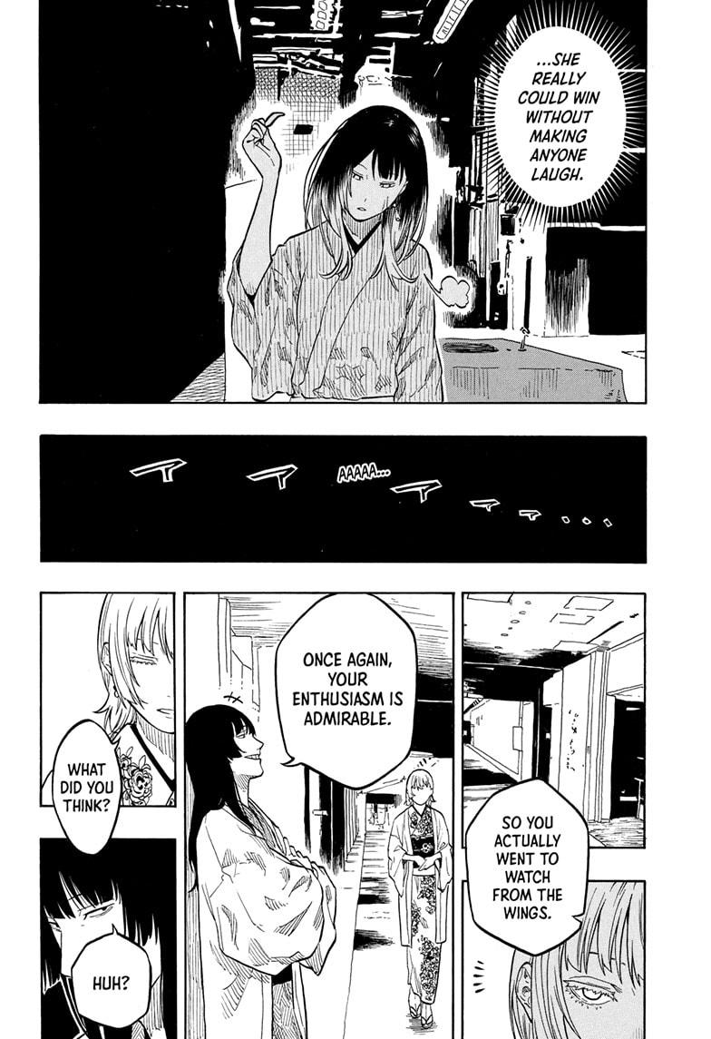 Akane-banashi manga, chapter 161, page 16 of 19