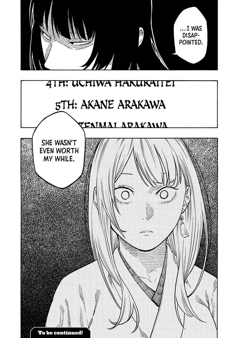 Akane-banashi manga, chapter 161, page 19 of 19
