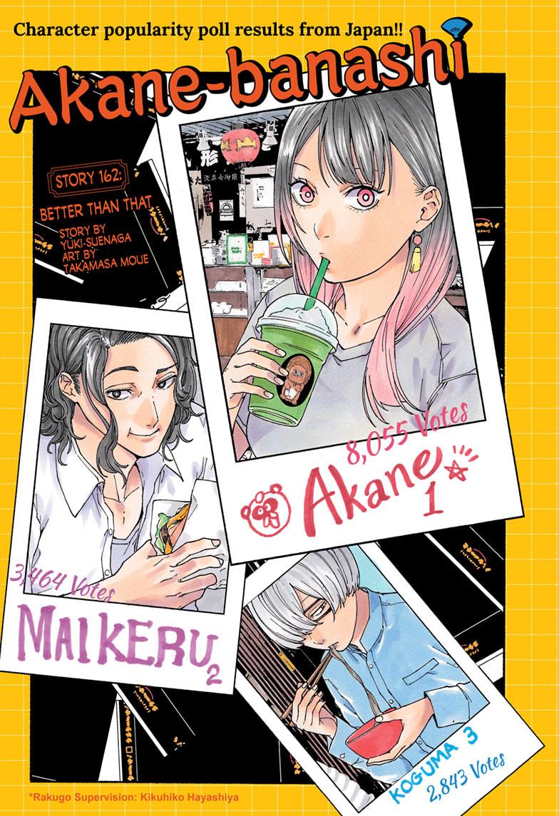 Akane Banashi Chapter 162 page 1 - Chapter 162