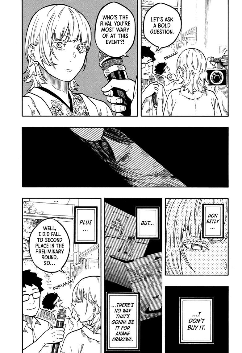 Akane Banashi Chapter 163 page 3 - Chapter 163