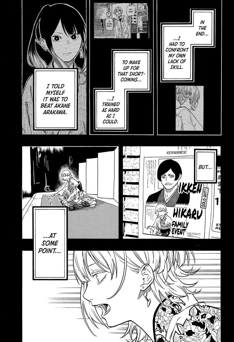 Akane Banashi Chapter 167 page 11 - Chapter 167