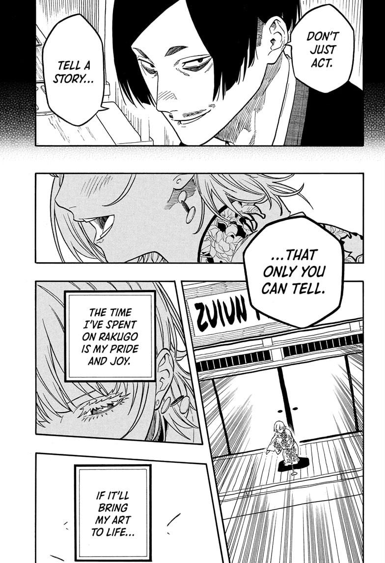 Akane Banashi Chapter 167 page 13 - Chapter 167