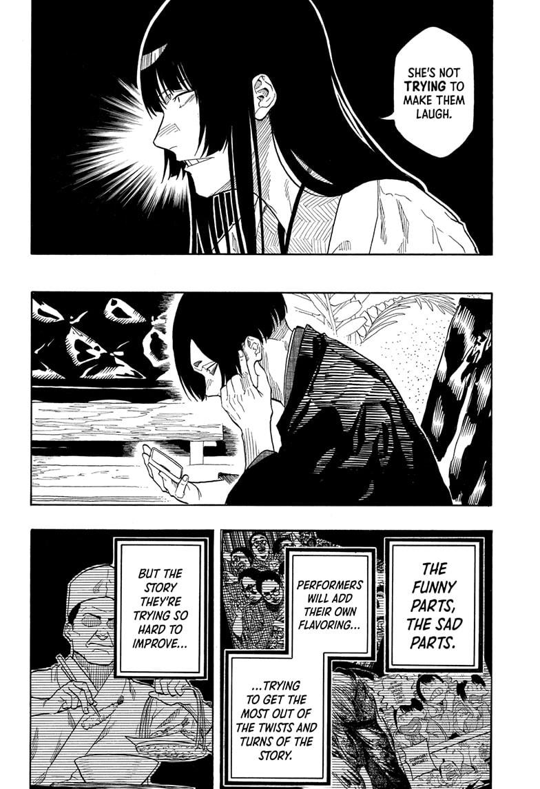 Akane-banashi manga, chapter 175, page 14 of 19