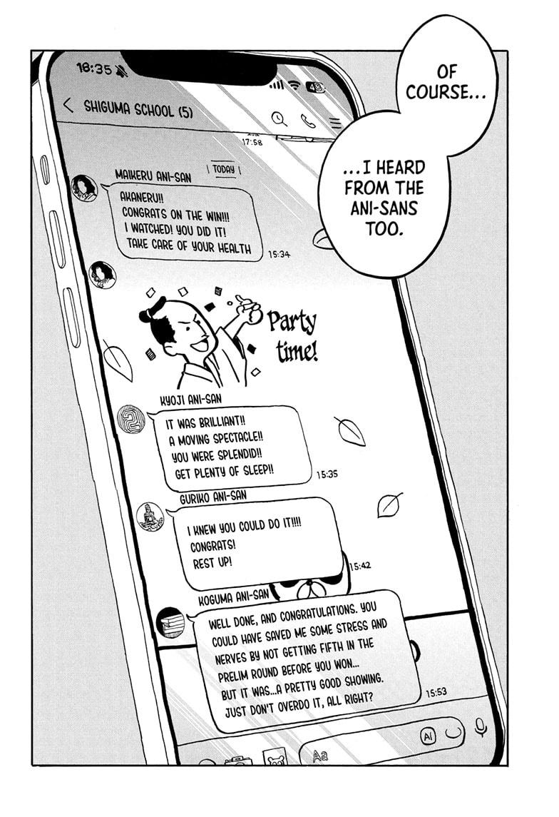 Akane Banashi Chapter 181 page 12 - Chapter 181