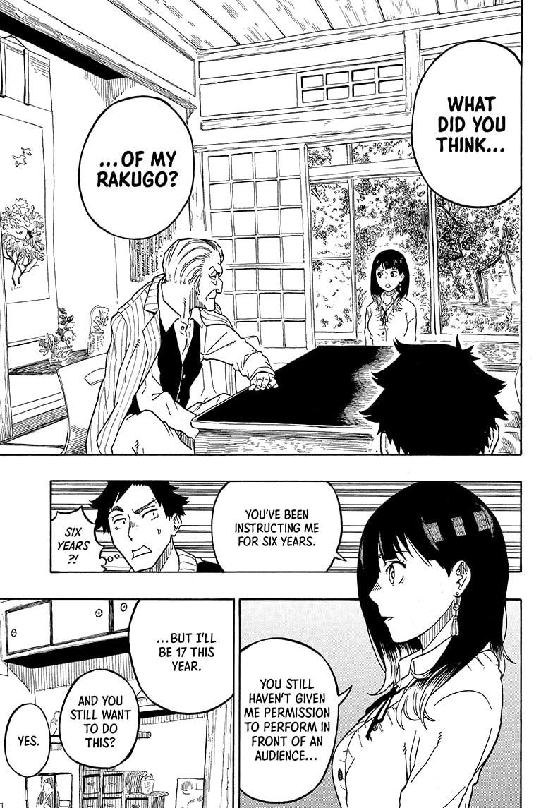 Akane-banashi manga, chapter 2, page 15 of 25