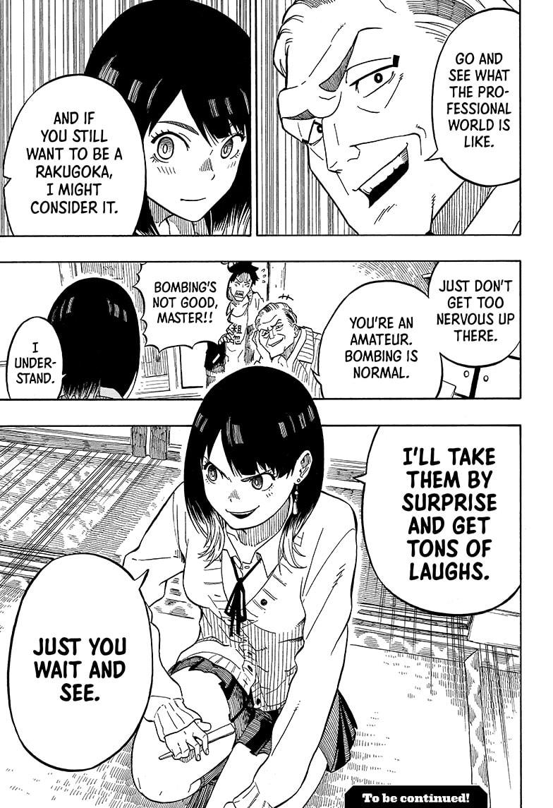 Akane-banashi manga, chapter 2, page 25 of 25