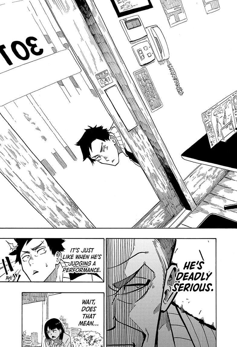 Akane-banashi manga, chapter 2, page 9 of 25