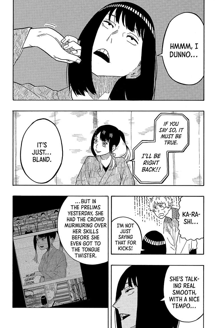 Akane Banashi Chapter 23 page 8 - Chapter 23
