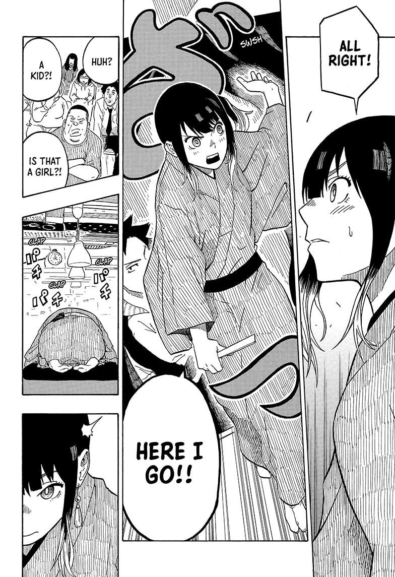 Akane-banashi manga, chapter 3, page 10 of 23