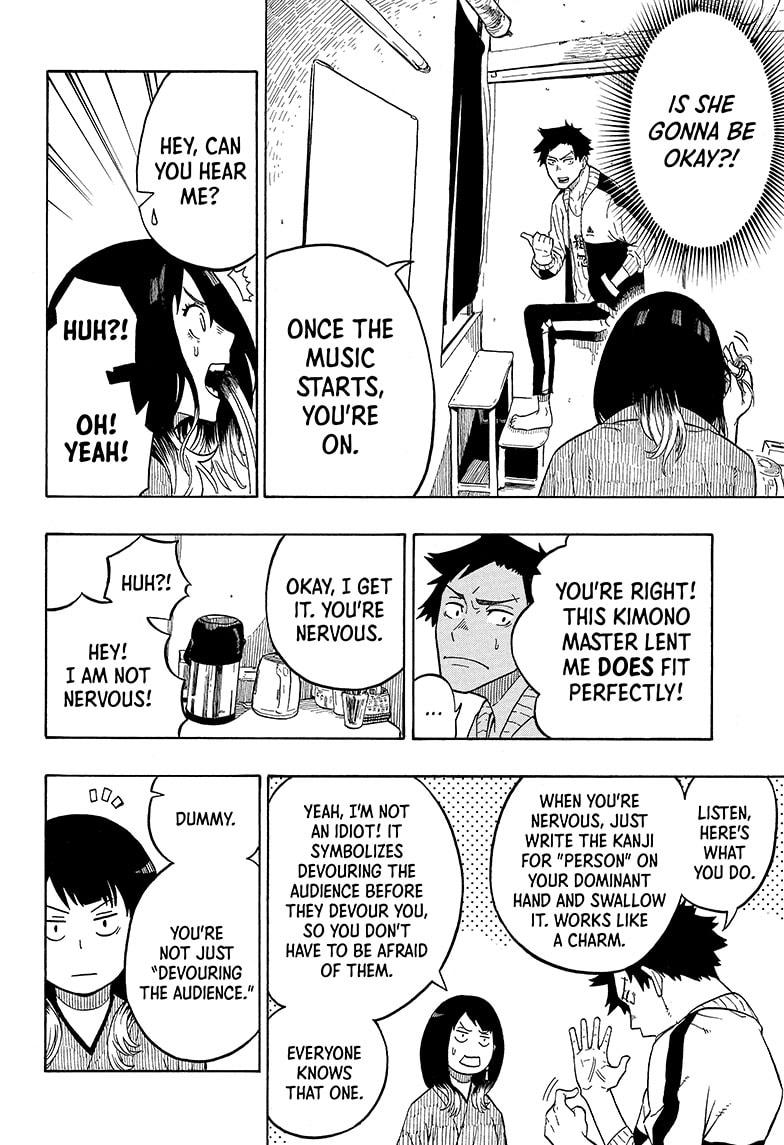 Akane-banashi manga, chapter 3, page 8 of 23