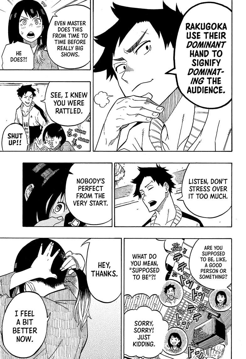 Akane-banashi manga, chapter 3, page 9 of 23