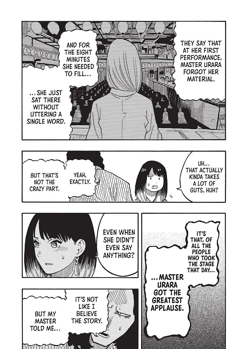 Akane-banashi manga, chapter 39, page 14 of 20