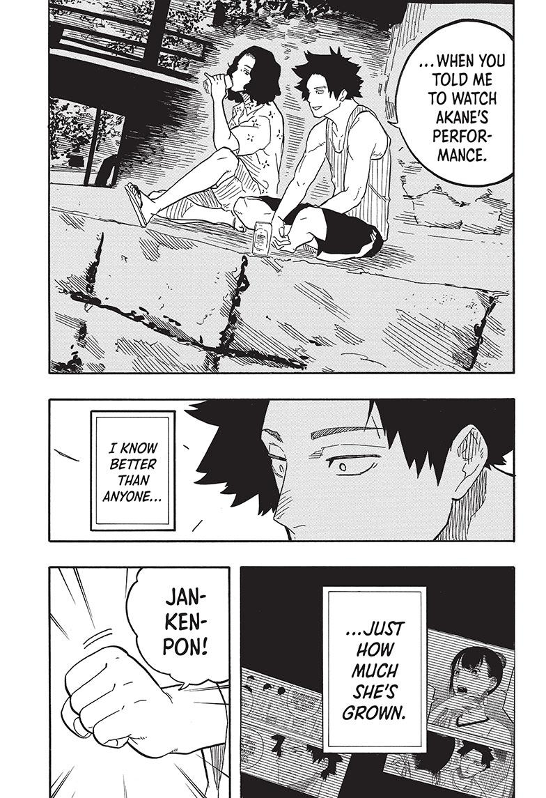 Akane-banashi manga, chapter 76, page 19 of 21