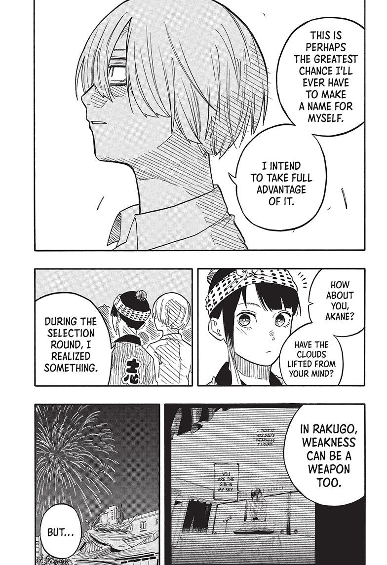 Akane Banashi Chapter 77 page 13 - Chapter 77
