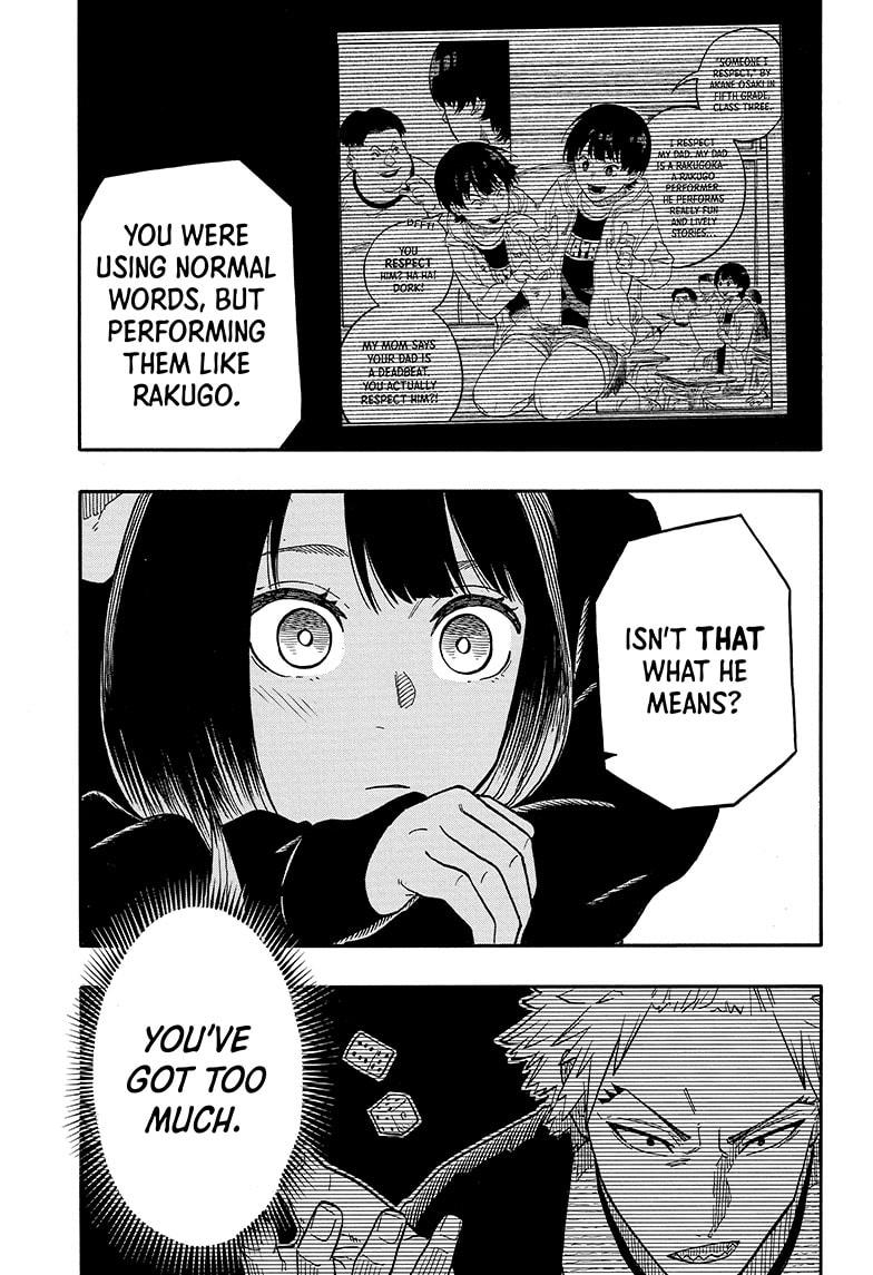 Akane Banashi Chapter 93 page 15 - Chapter 93