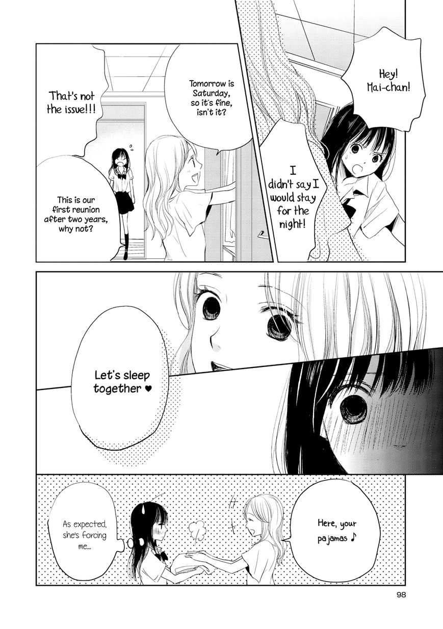 Akaneiro no Kisu wa Okujou de Chapter 6 page 14 - Chapter 6 : The Love Relationship between Mai-chan and Ecchan