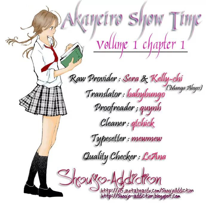 Akaneiro Show Time Chapter 1 page 1 - Chapter 1: Akaneiro Show Time