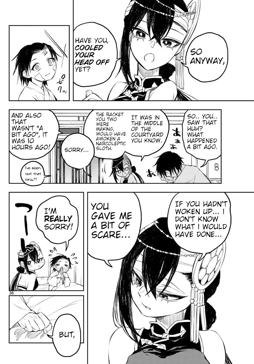 Akatsuki Jihen Chapter 2 page 36 - Chapter 2: The Shaman's Veil
