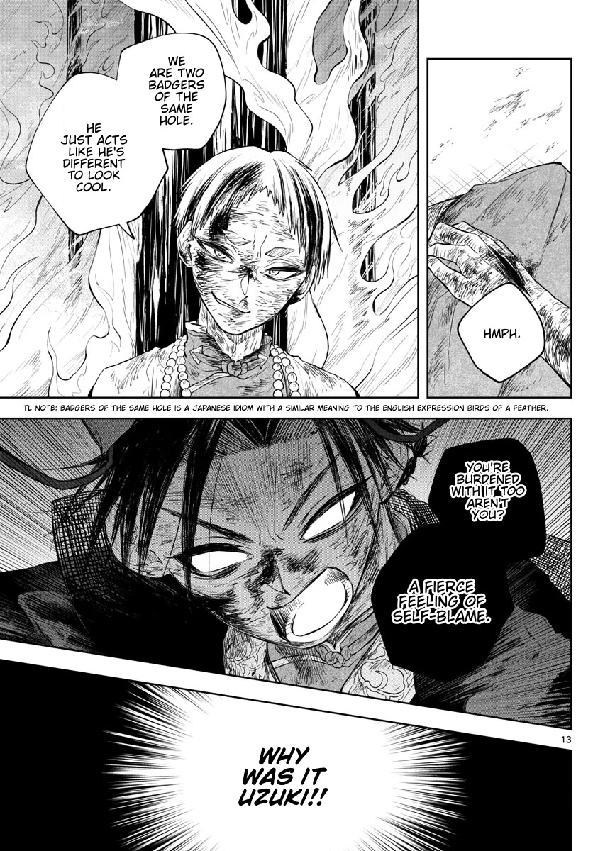 Akatsuki Jihen Chapter 22 page 13 - Chapter 22: Rats or Badgers