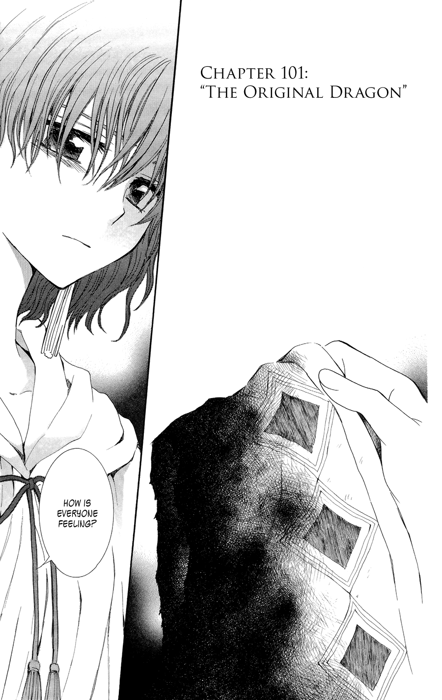 Akatsuki no Yona Chapter 101 page 1 - Chapter 101: The Original Dragon