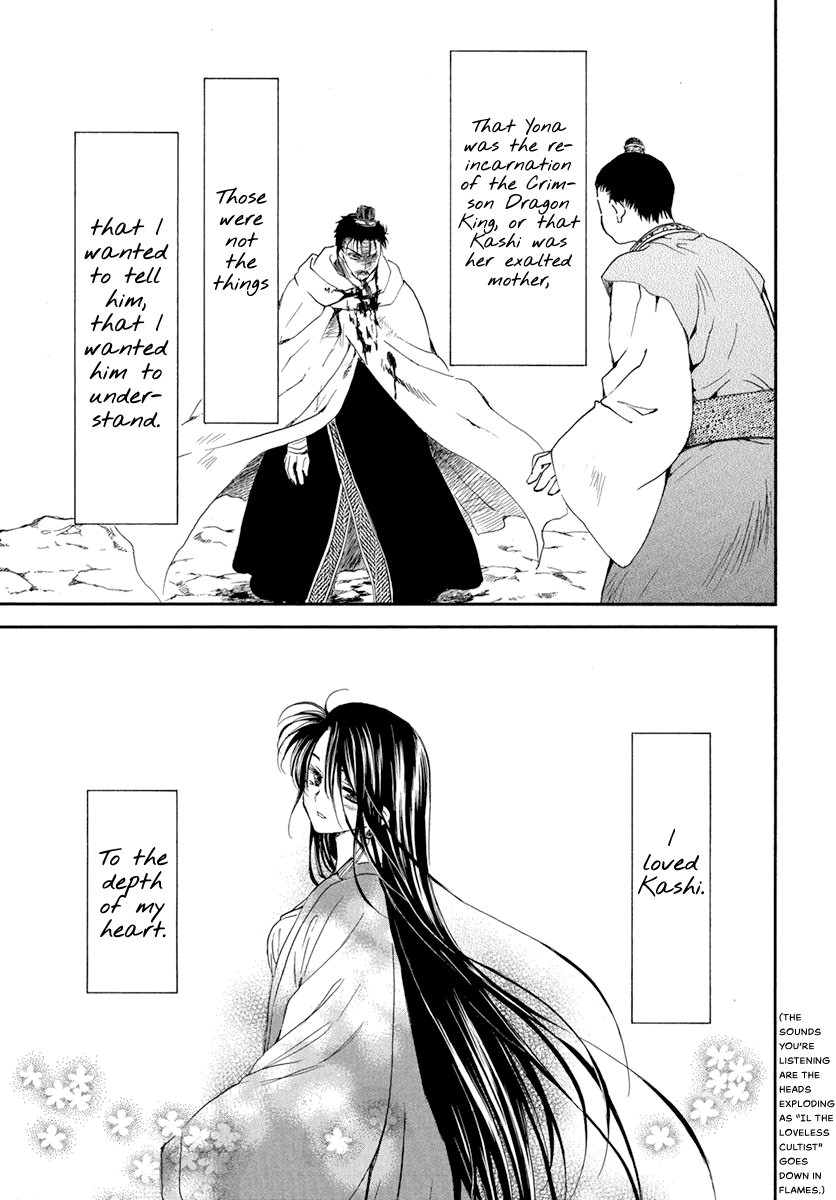 Akatsuki no Yona Chapter 197 page 18 - Chapter 197: Unsteady Handwriting