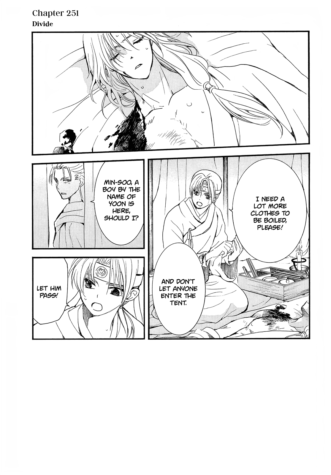 Akatsuki no Yona Chapter 251 page 3 - Chapter 251: Divide