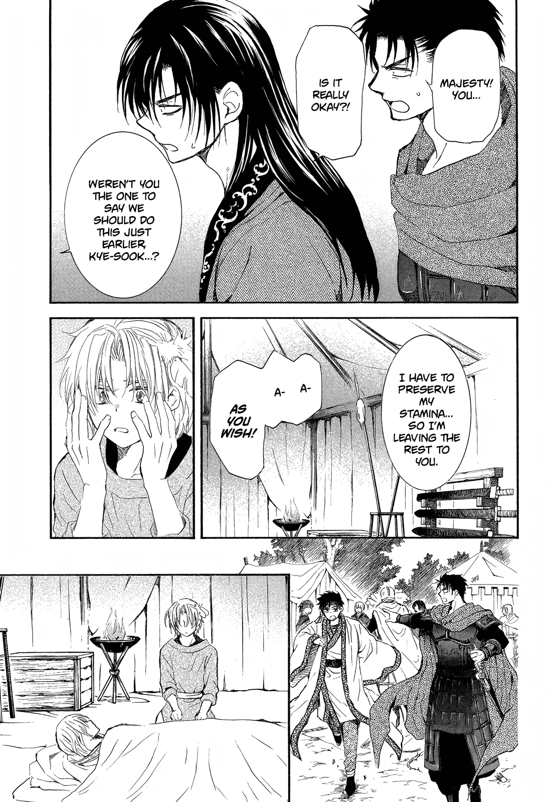 Akatsuki no Yona Chapter 256 page 27 - Chapter 256: The one who wishes to live, and the one who pleads to die