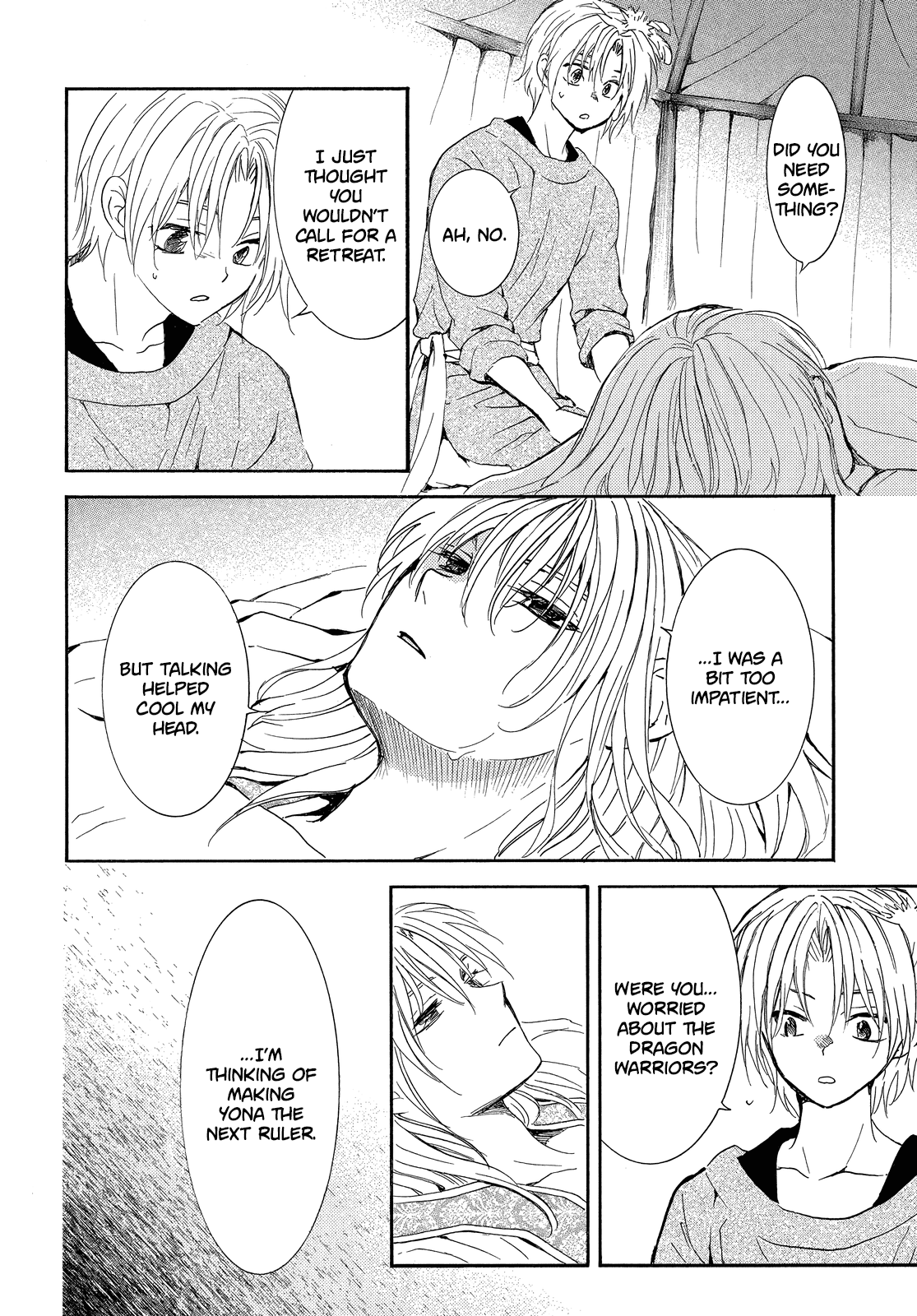 Akatsuki no Yona Chapter 256 page 28 - Chapter 256: The one who wishes to live, and the one who pleads to die