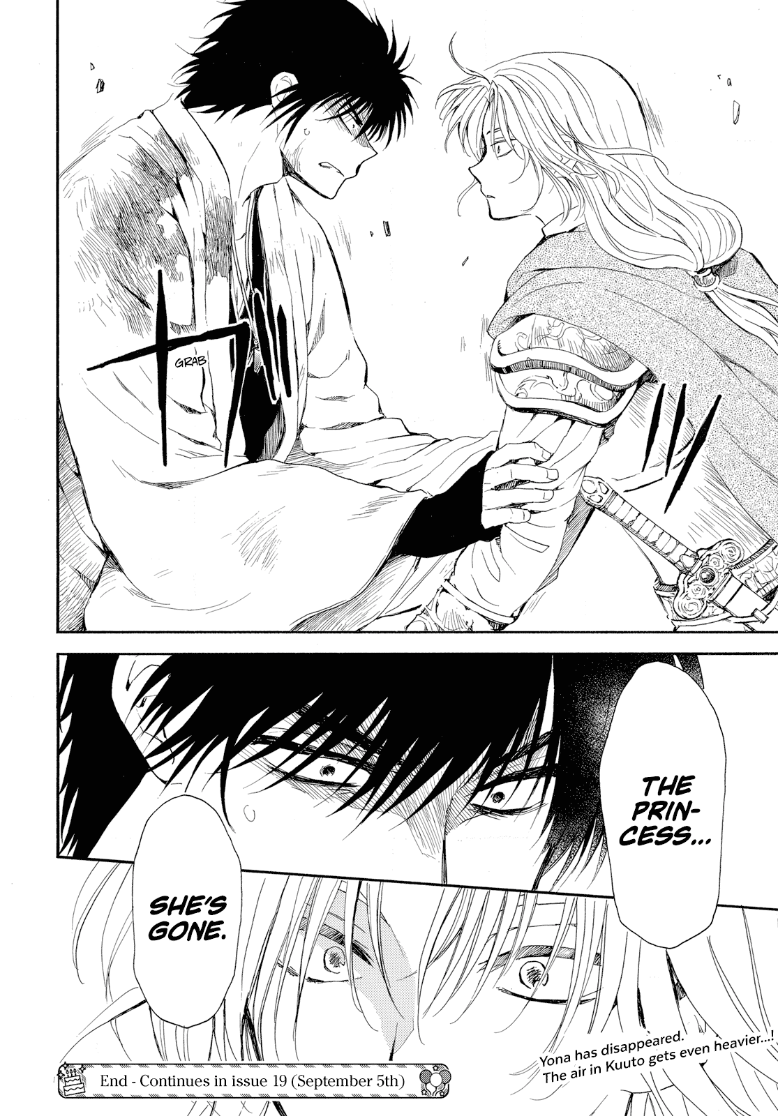 Akatsuki no Yona Chapter 261 page 32 - Chapter 261: Darnkess falls