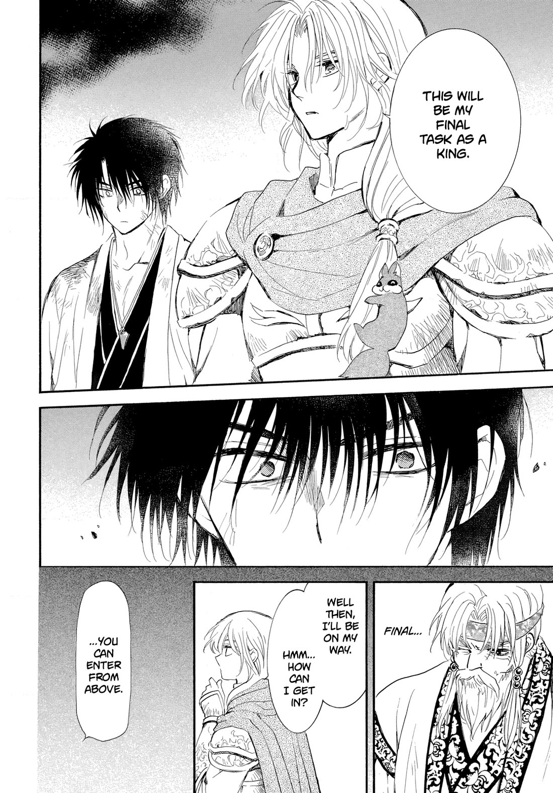 Akatsuki no Yona Chapter 262 page 13 - Chapter 262: Disheveled castle visitors