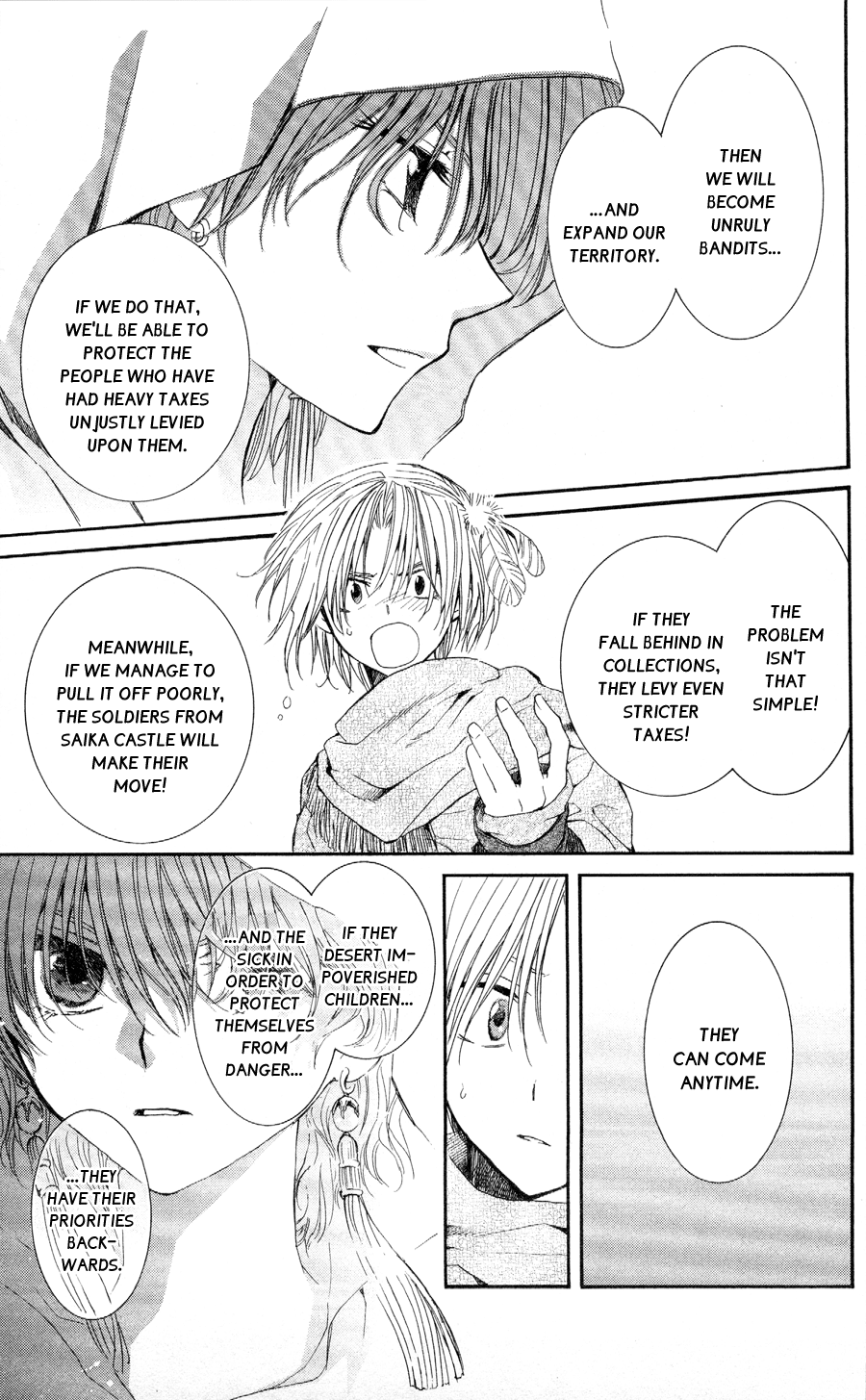 Akatsuki no Yona Chapter 49 page 6 - Chapter 49: The Dark Dragon and the Happy Hungry Bunch