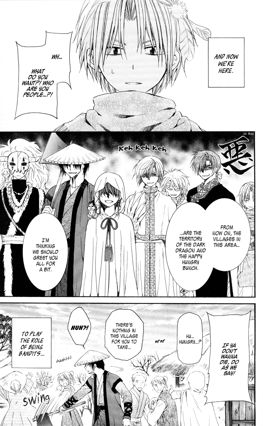 Akatsuki no Yona Chapter 49 page 8 - Chapter 49: The Dark Dragon and the Happy Hungry Bunch