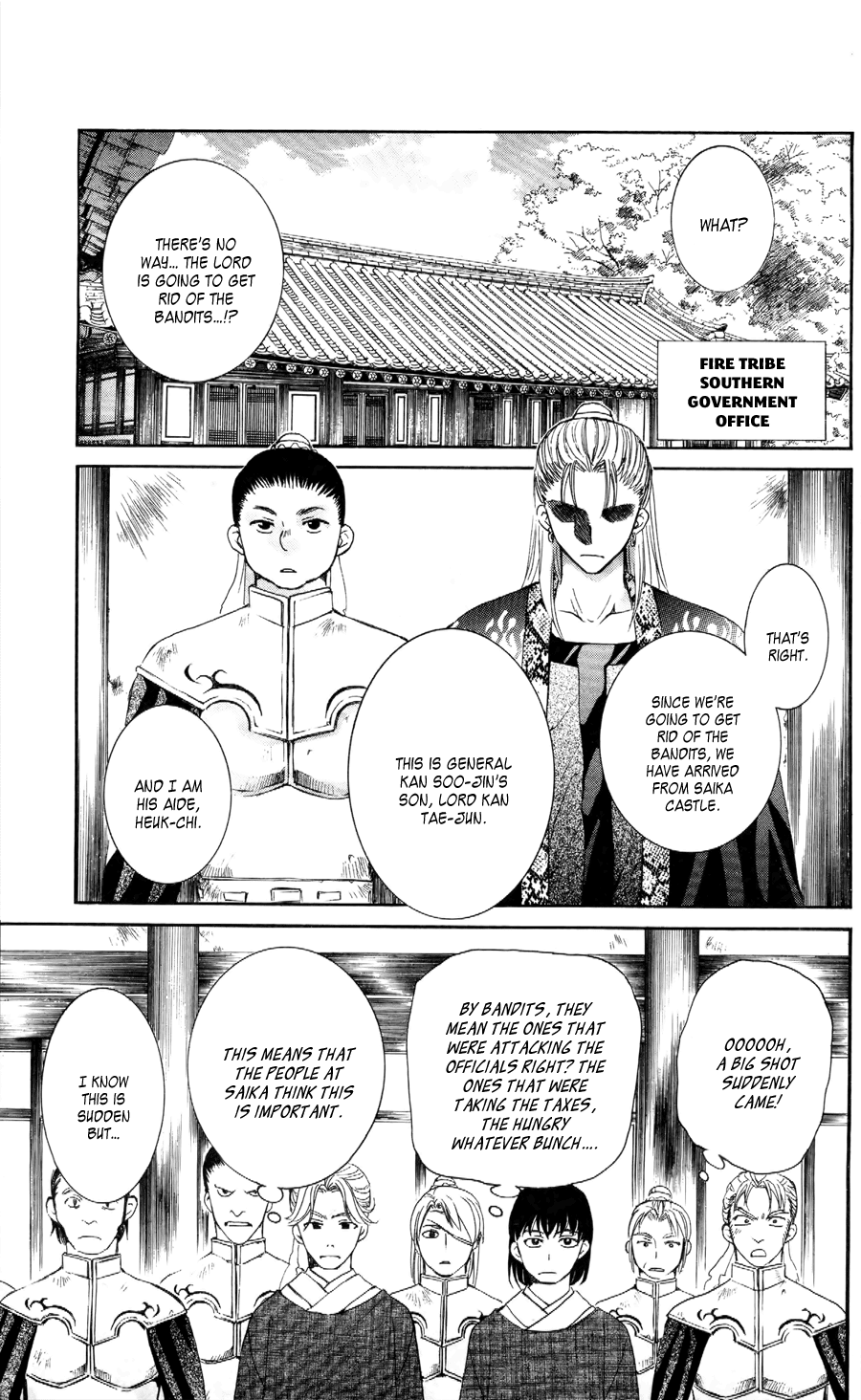 Akatsuki no Yona Chapter 53 page 1 - Chapter 53: Lord Tae-Jun, Who Wants to Pass On