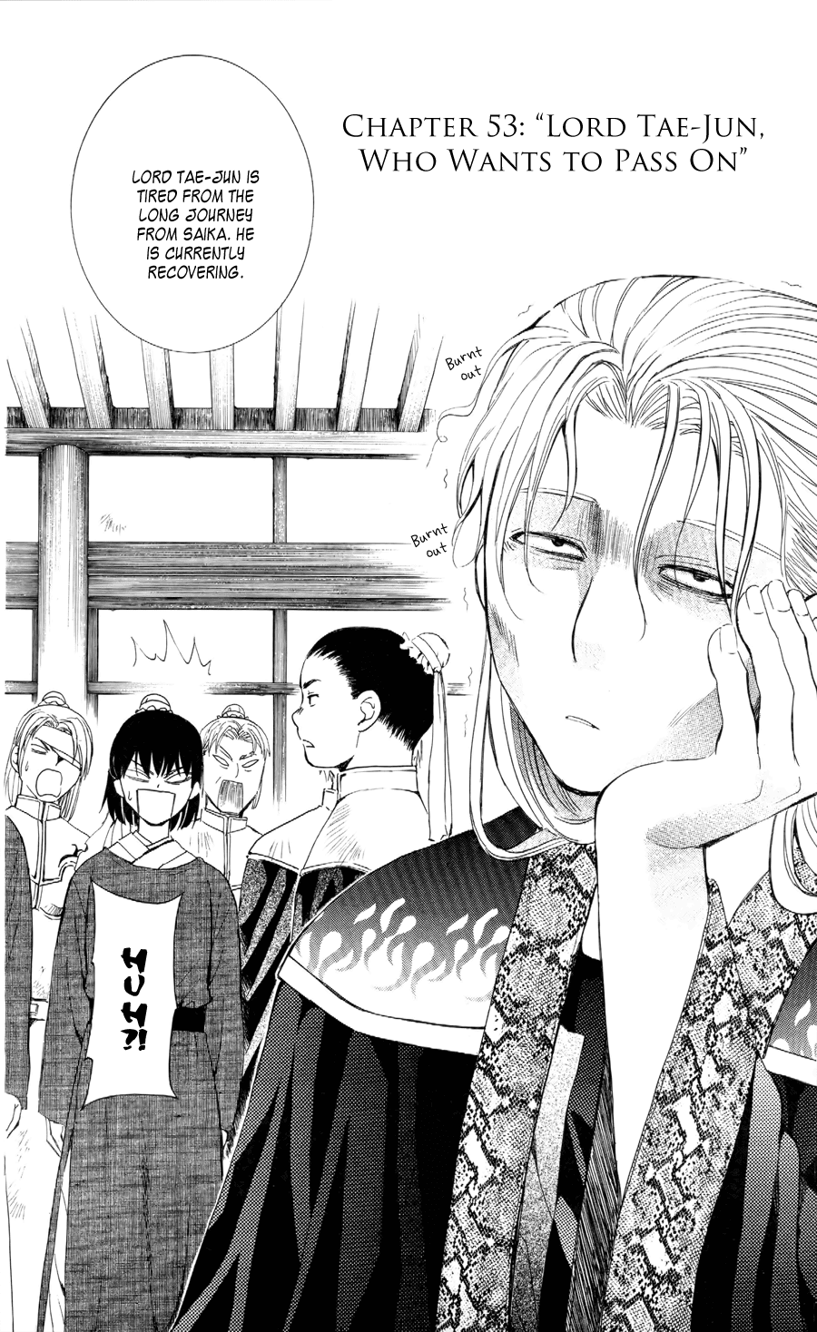 Akatsuki no Yona Chapter 53 page 2 - Chapter 53: Lord Tae-Jun, Who Wants to Pass On