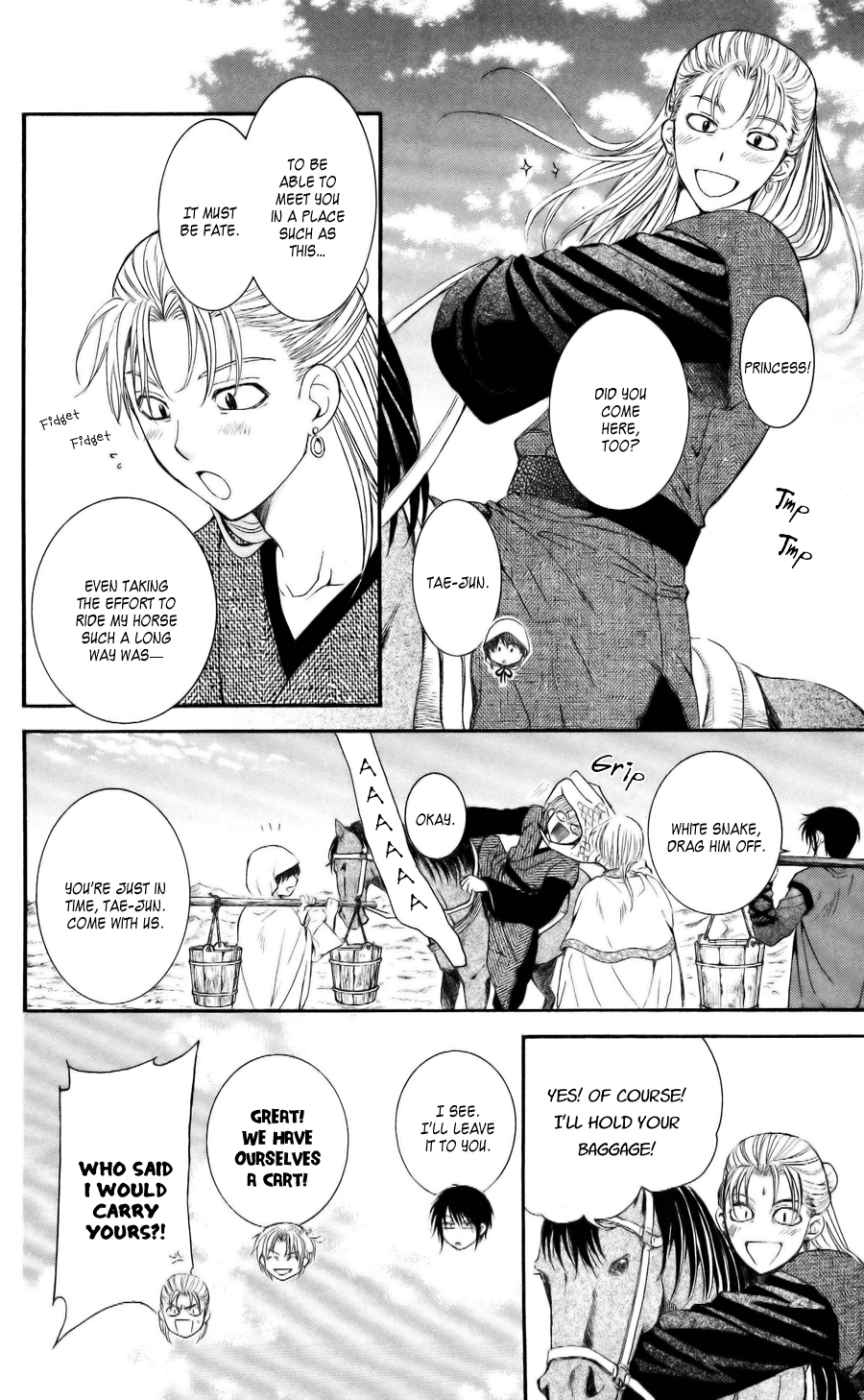 Akatsuki no Yona Chapter 58 page 4 - Chapter 58: Backbone and Cowardice