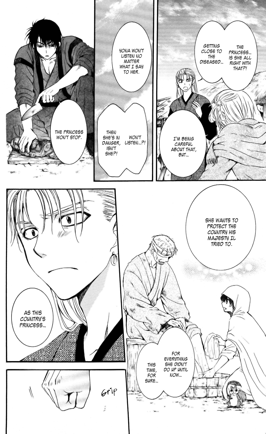 Akatsuki no Yona Chapter 58 page 8 - Chapter 58: Backbone and Cowardice
