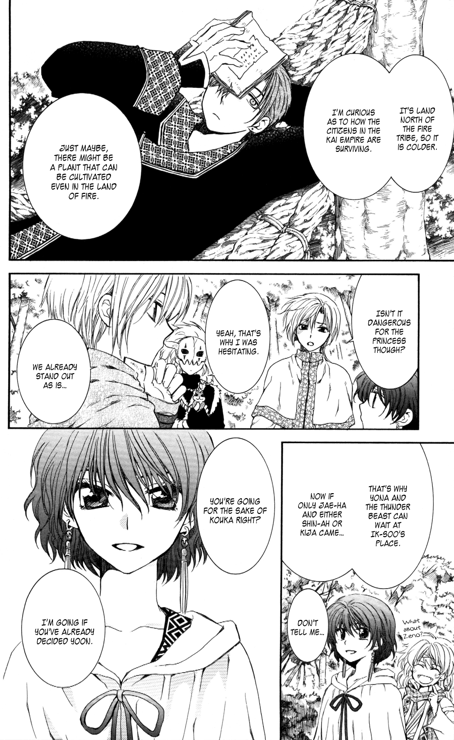 Akatsuki no Yona Chapter 63 page 4 - Chapter 63: Shaken Journey