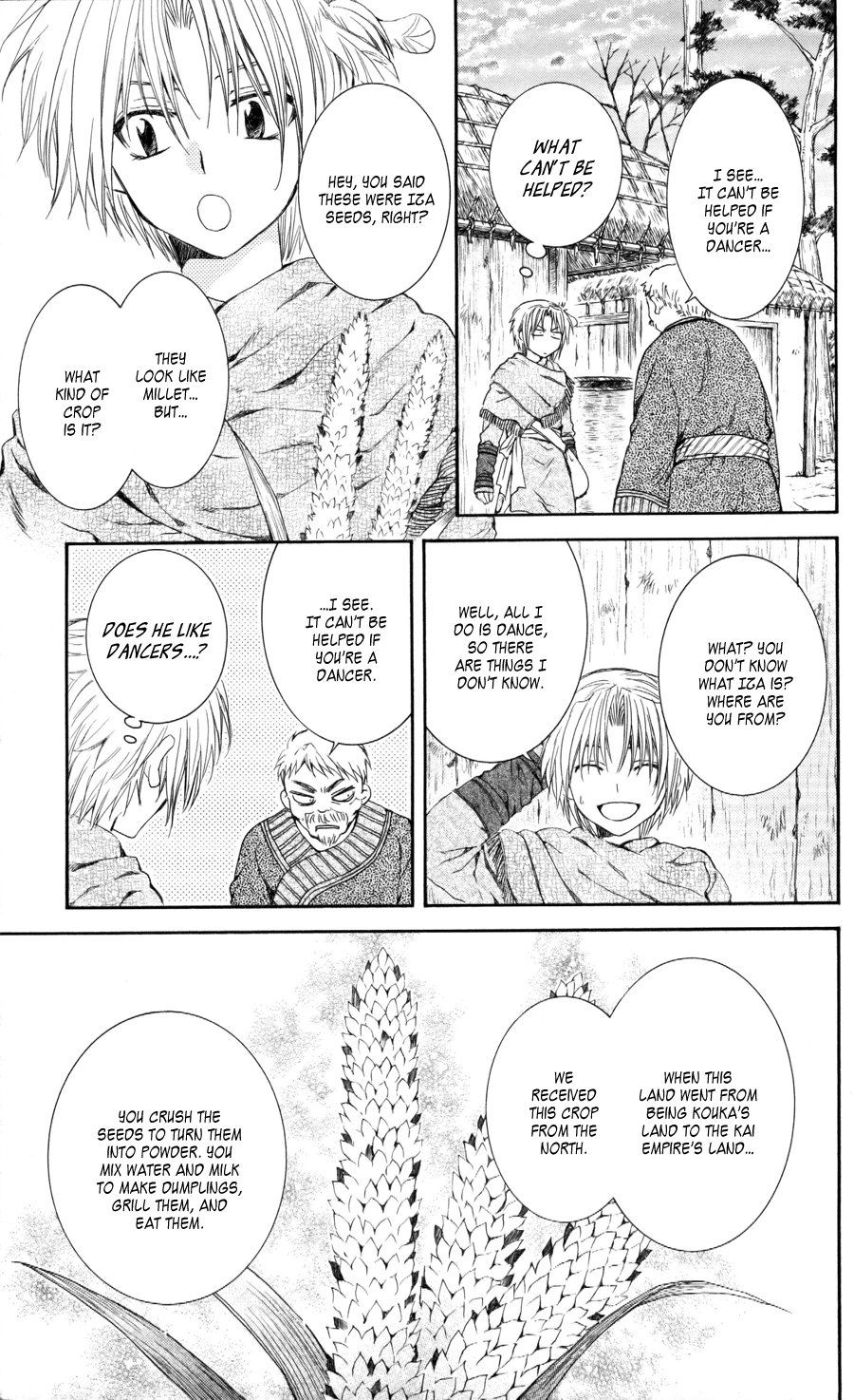 Akatsuki no Yona Chapter 64 page 11 - Chapter 64: Sen Province of the Kai Empire - Senri Village
