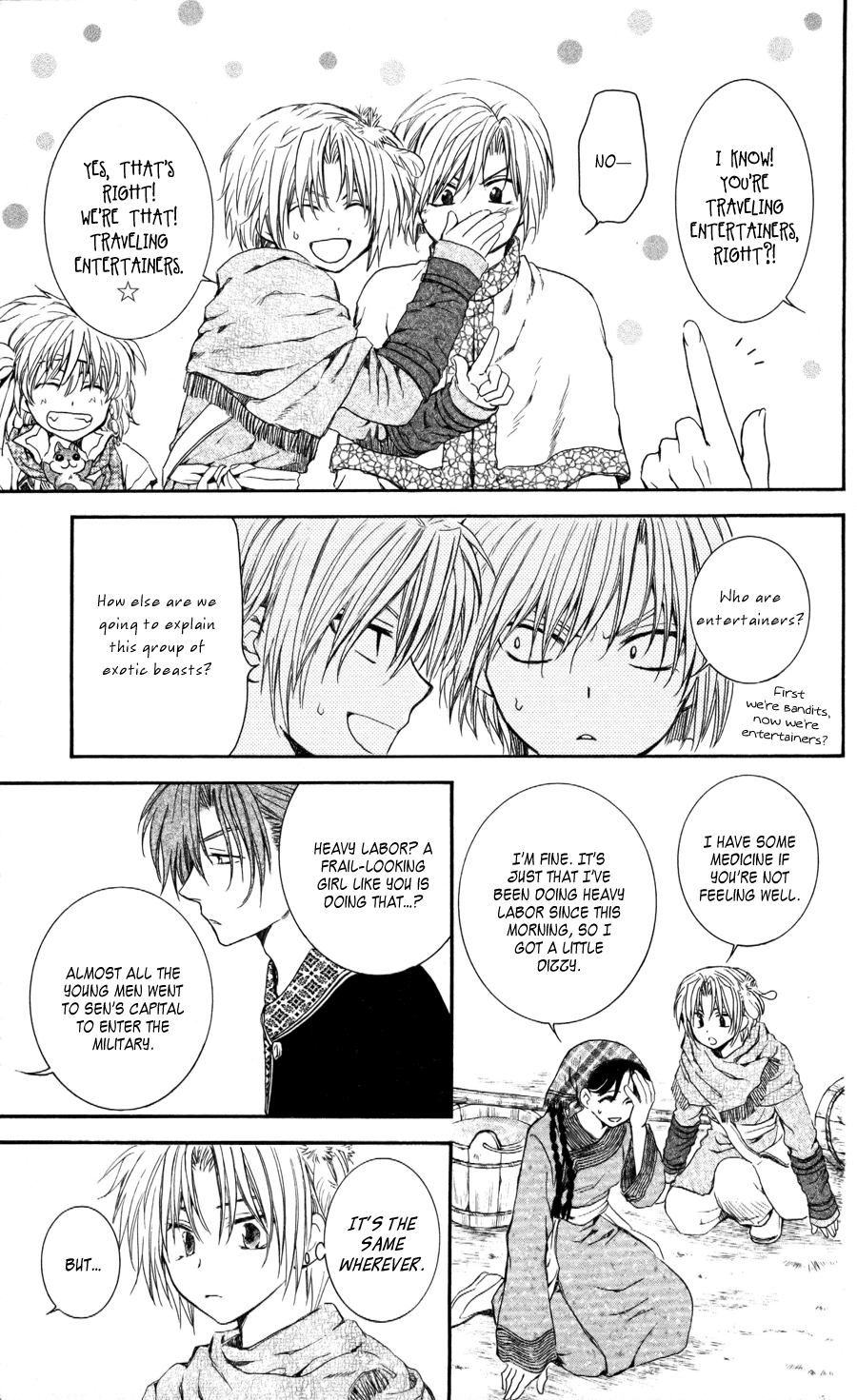 Akatsuki no Yona Chapter 64 page 5 - Chapter 64: Sen Province of the Kai Empire - Senri Village