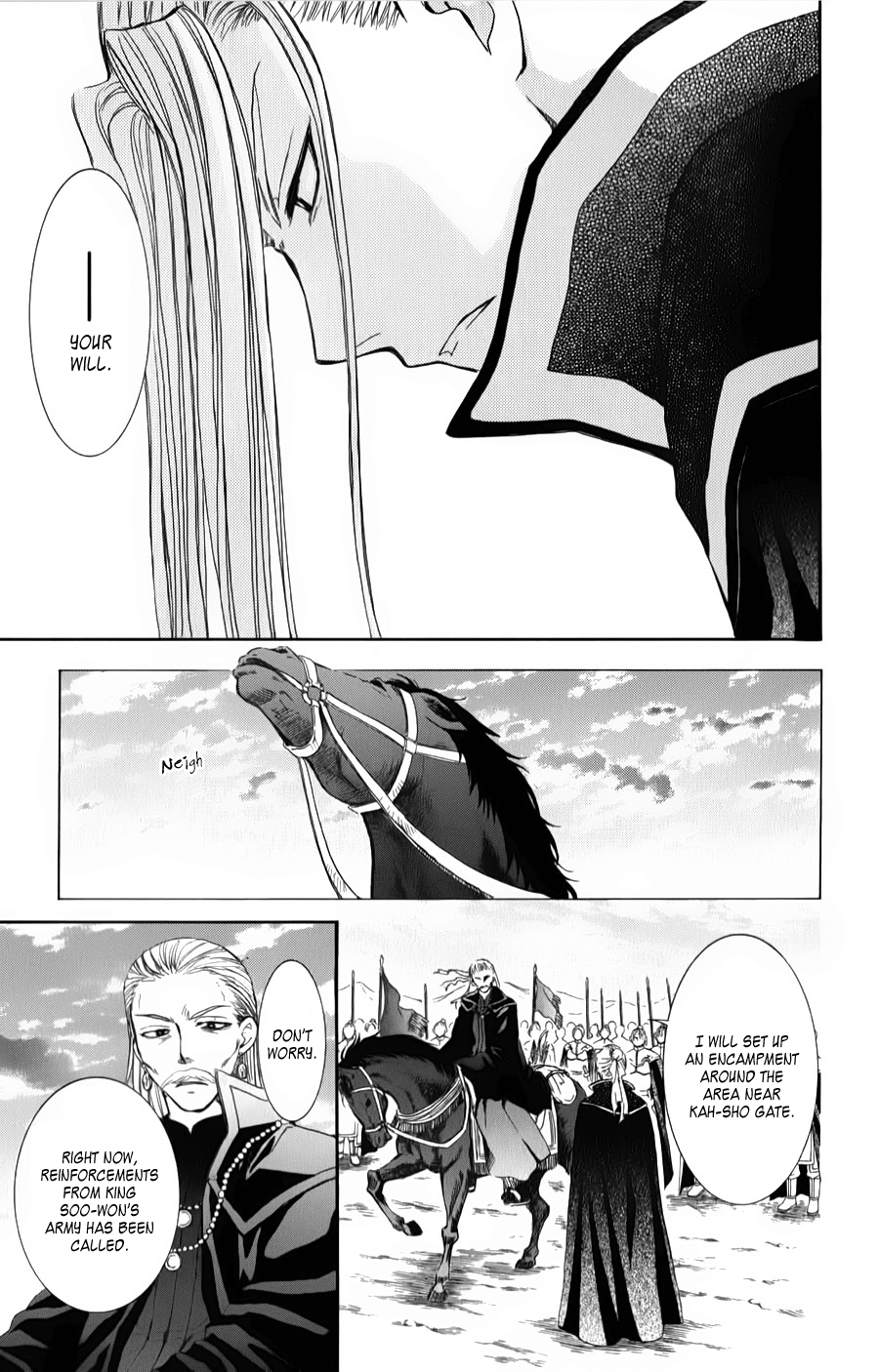 Akatsuki no Yona Chapter 67 page 26 - Chapter 67: Flames