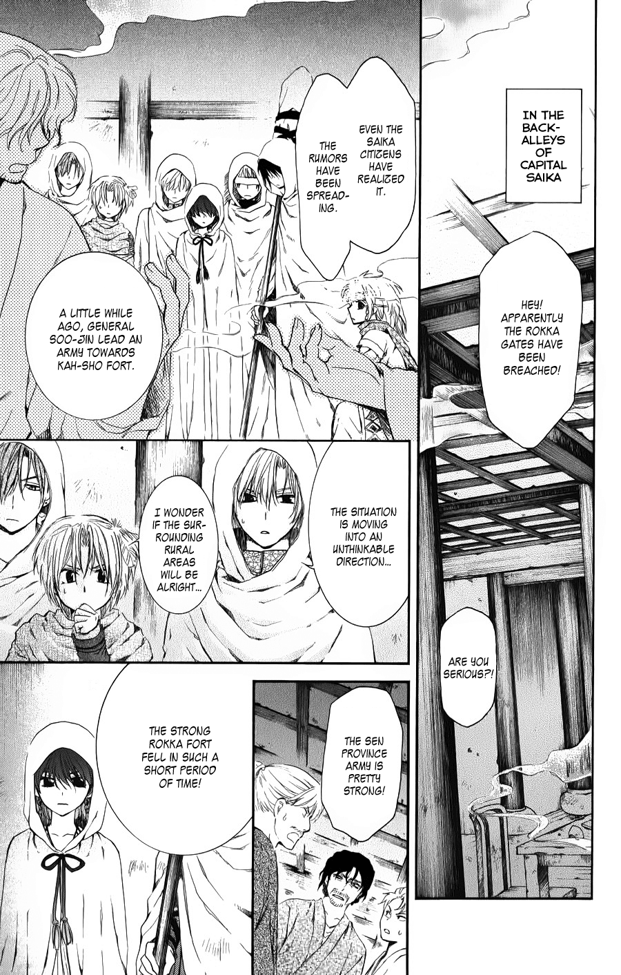 Akatsuki no Yona Chapter 67 page 28 - Chapter 67: Flames