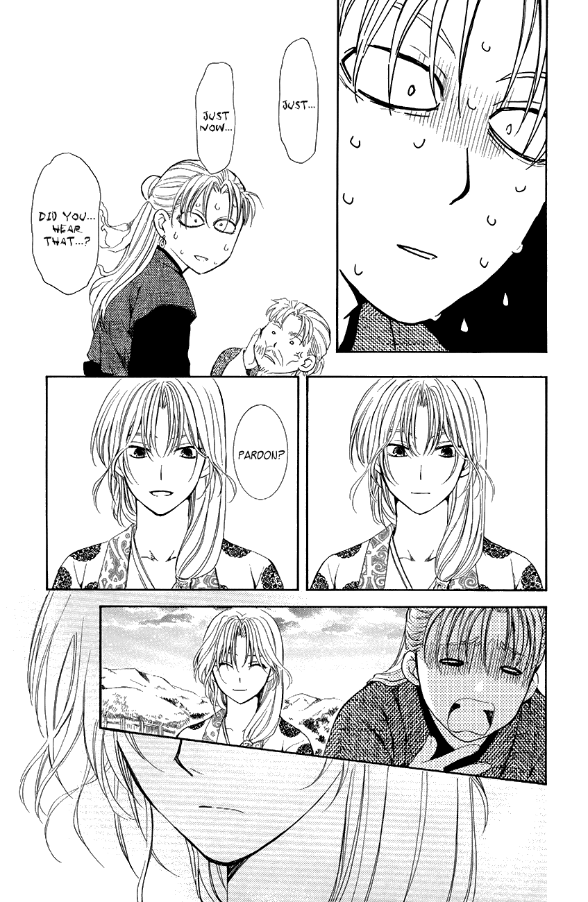 Akatsuki no Yona Chapter 74 page 27 - Chapter 74: The Flower Blooming in Your Shoe Print