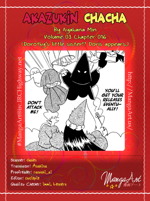Akazukin Cha Cha Chapter 16 page 37 - Chapter 16: Dorothy's Little Sister!? Doris Appears