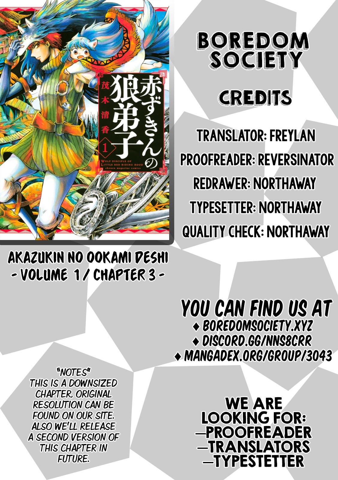 Akazukin no okami deshi Chapter 3 page 41 - Chapter 3: The Blue Bird Departs Fromt Its Cage