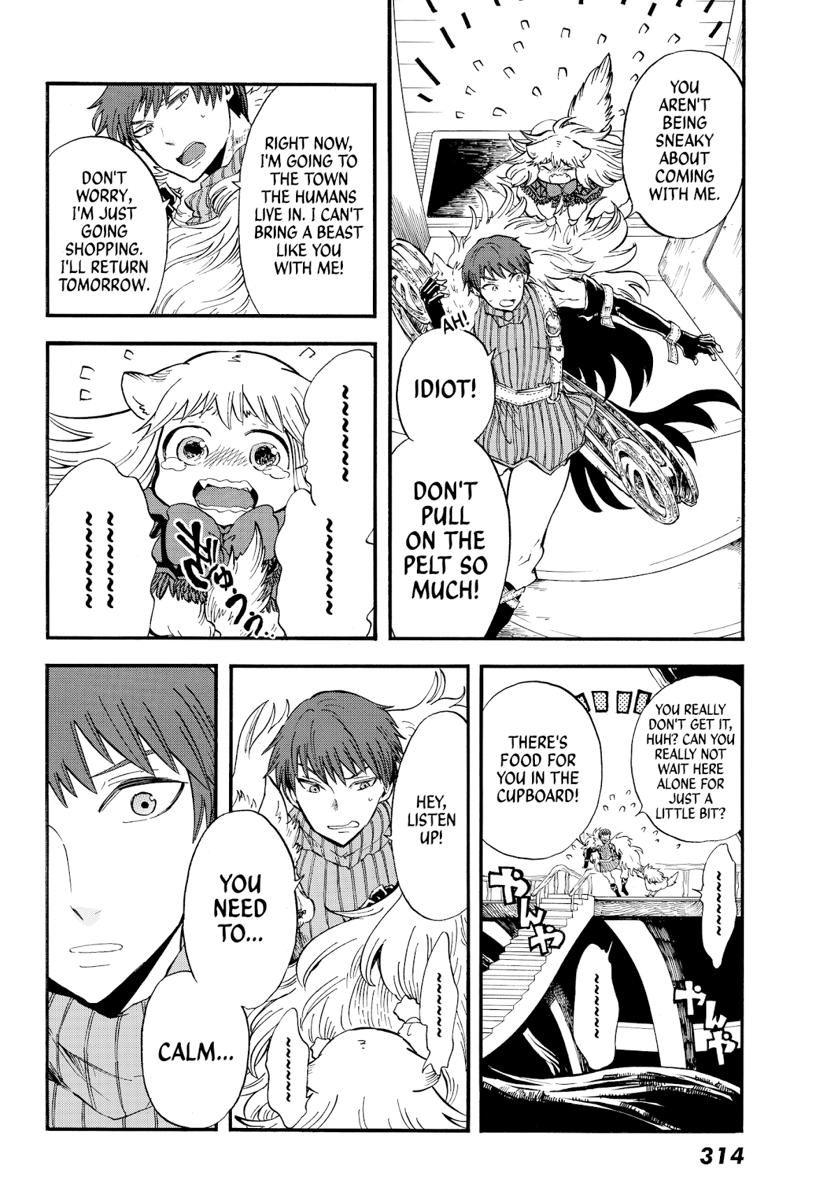 Akazukin no okami deshi Chapter 3 page 6 - Chapter 3: The Blue Bird Departs Fromt Its Cage